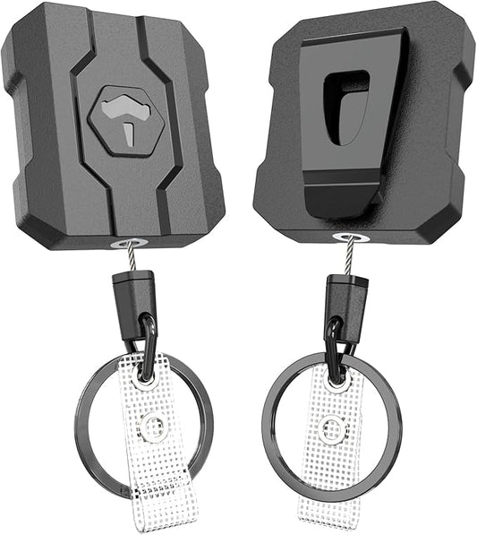 Retractable Keychain Badge Holder by VYNCS