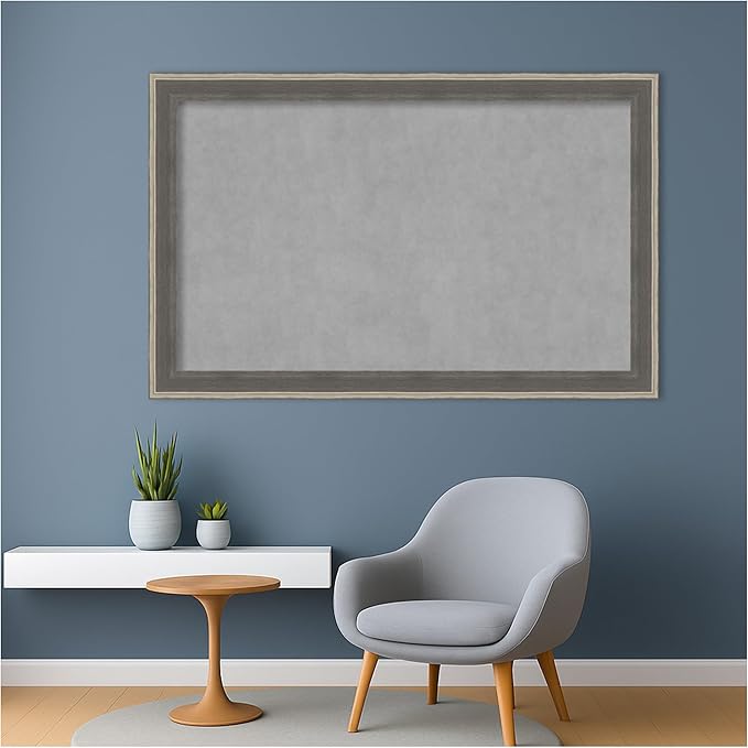 Amanti Art Grey Framed Magnetic Board 29x45 Large Vision Board - Image 6