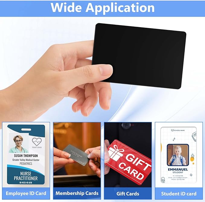 250 Pack - Premium Blank PVC Cards - Image 8