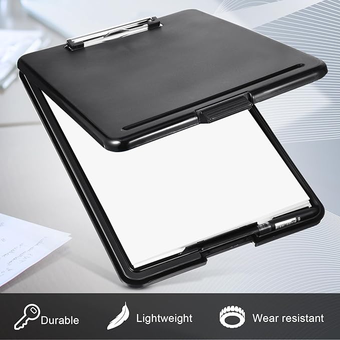 Mimorou 15 Pcs Clipboard with Storage, 9.5 x 13.5 Inch Plastic Heavy Duty - Image 4