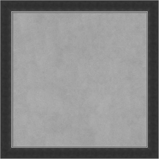 Amanti Art Black Framed Magnetic Board 23x23 Medium Vision Board by AmantiArt
