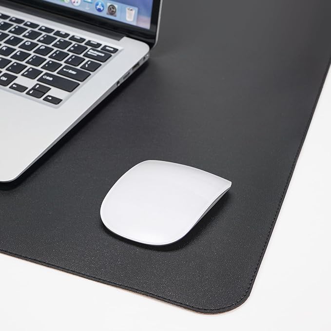 AFIING Leather Desk Pad Protector, Office Desk Mat, Large Mouse Pad, Desk mat - Image 5