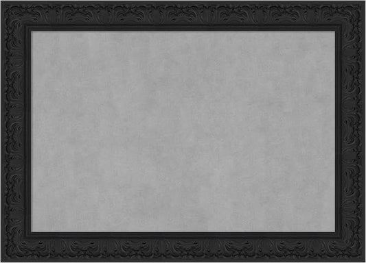 Amanti Art Black Framed Magnetic Board 31x43 Large Vision Board by AmantiArt