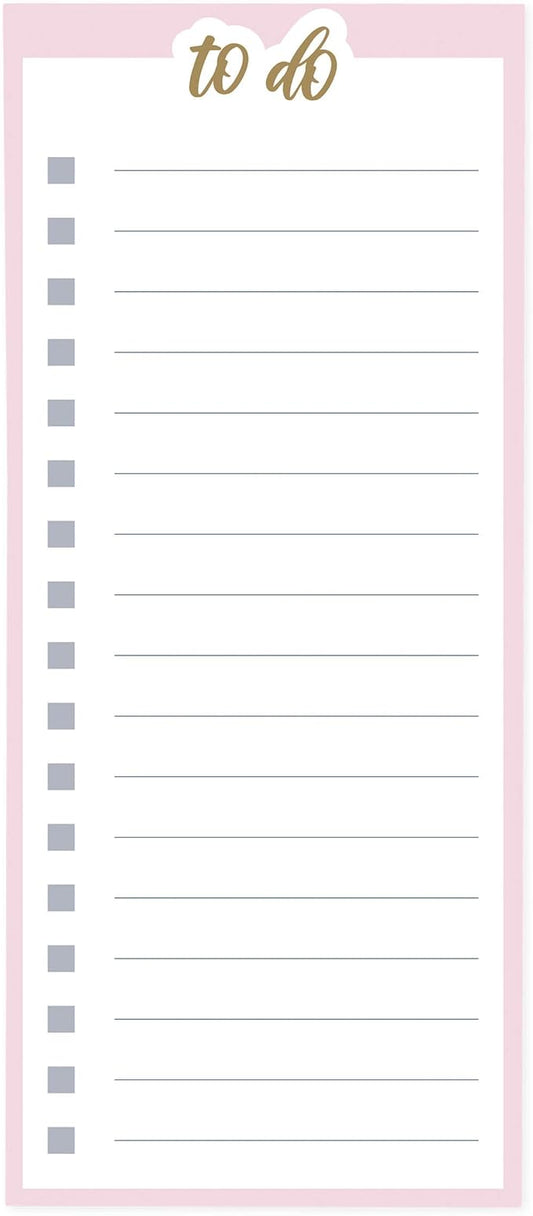 Graphique Magnetic Notepad, 4” x 9.25” x .5” – Front Says, “To Do”, Sticks to by GraphiquedeFrance
