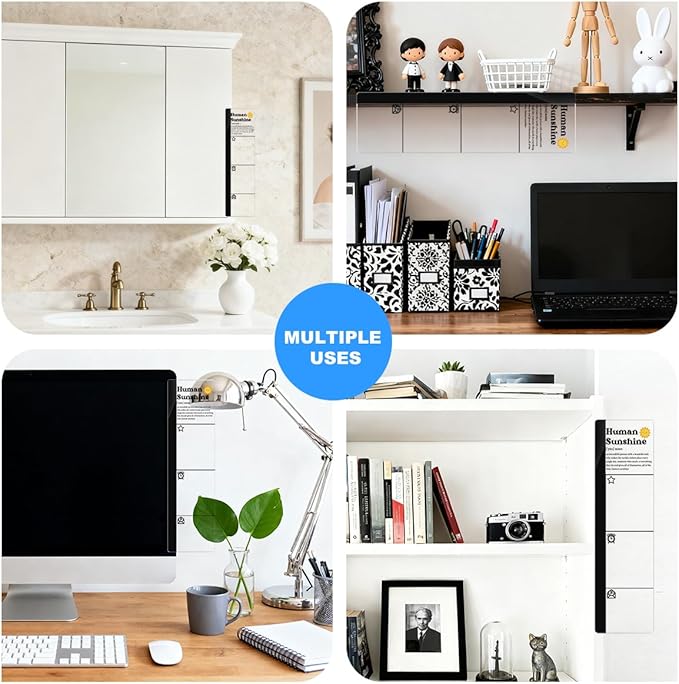 Computer Monitor Memo BoardHuman Sunshine Logo Decor Monitor Message Board - Image 5
