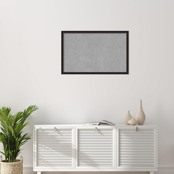 Amanti Art Black Framed Magnetic Board 22x34 Large Vision Board - Image 5