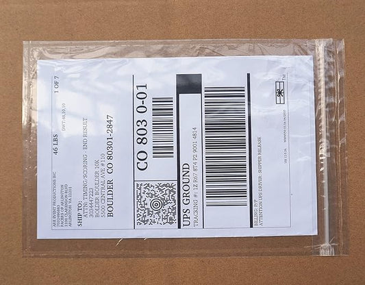 Premium 6.7'' x 10'' Resealable Adhesive Shipping Label/documents Pouches by BEUYIwarehouse
