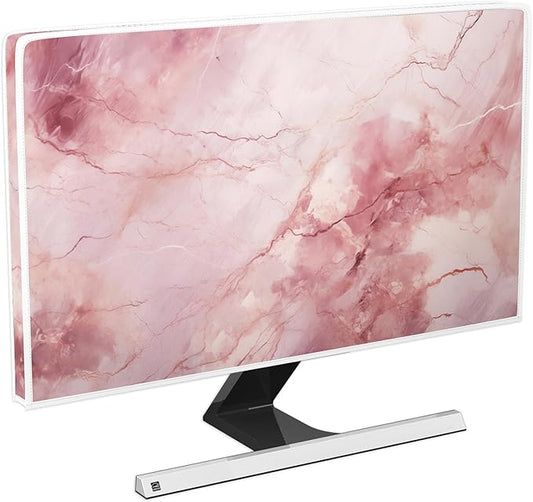 Baocicco Fashion Pink Marble Waterproof Television Cover 80 Inch Full Body by Baocicco