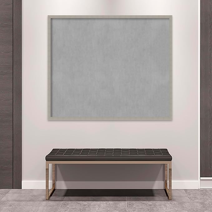 Amanti Art Grey Framed Magnetic Board 42x50 Oversize Vision Board - Image 5