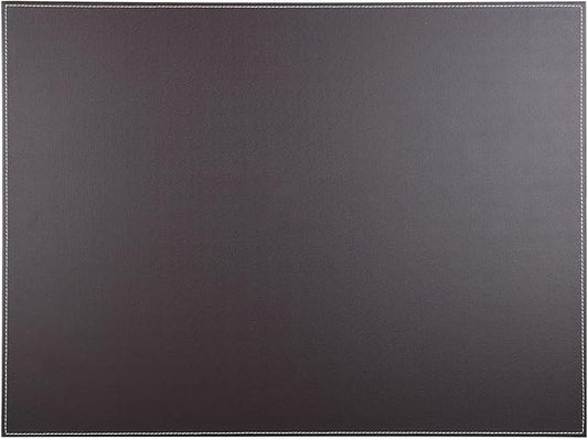 KINGFOM Desk Pad & Mat 24" x 18" Protector Large Mouse Pad PU Leather by KingfomLeatherHomeOfficeDecor