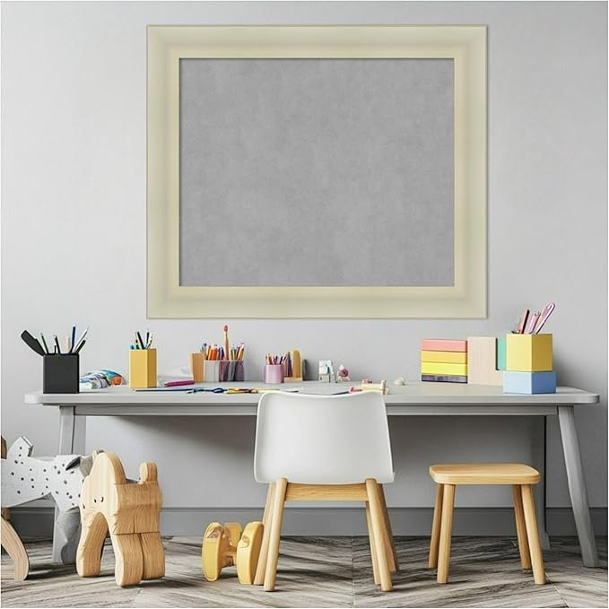 Amanti Art Silver Framed Magnetic Board 25x29 Medium Vision Board - Image 5