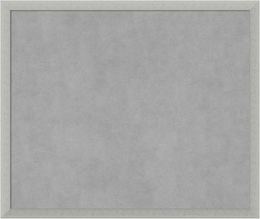 Amanti Art Silver Framed Magnetic Board 22x26 Medium Vision Board by AmantiArt