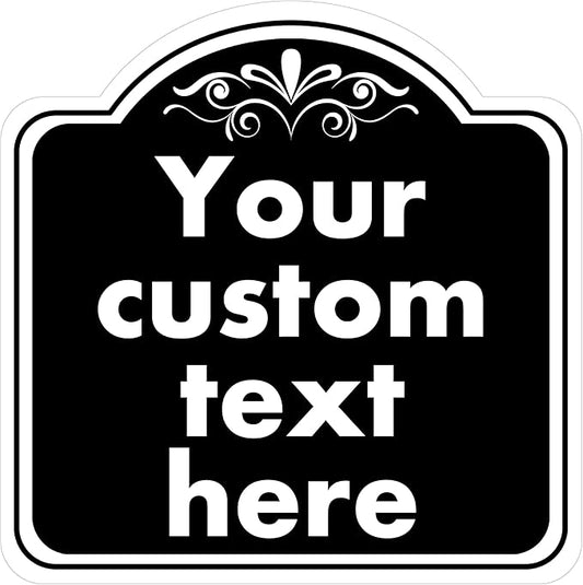 HK SIGNS Custom Indoor/Outdoor Aluminum Weatherproof Metal Sign, Modern by HKSIGNS