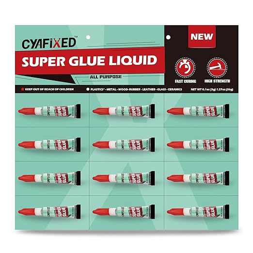 Super Glue Liquid, Instant Adhesive, Strong Bonding by CYAFIXEDSUPERGLUE