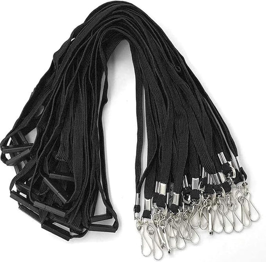 Bird Fiy Lanyards Safety Black Lanyards Neck Flat Premium Breakaway Badge by BirdFiy