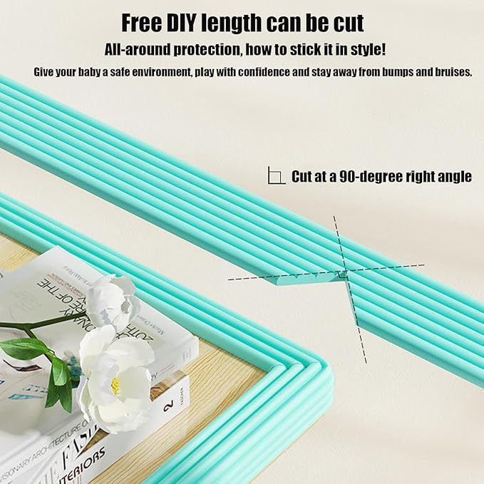 Edge Protector for Baby, Soft Foam Furniture Corner Guards, Desk Edge Cushion - Image 2
