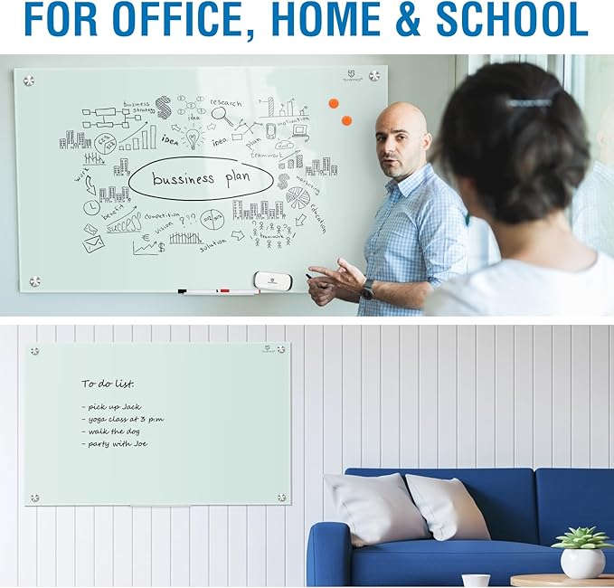 TSJ OFFICE Glass Dry-Erase Board - Image 7