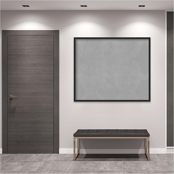 Amanti Art Black Framed Magnetic Board 42x50 Oversize Vision Board - Image 6