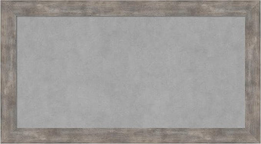 Amanti Art Silver Framed Magnetic Board 15x27 Small Vision Board by AmantiArt