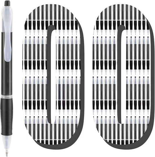 Aozora Retractable Pens Ballpoint Super Smooth Writing Pens Bulk 100 pack by Aozora