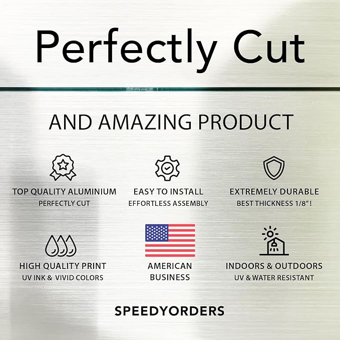 Custom Metal Signs, Personalized Aluminum, Waterproof Business Signs - Image 8