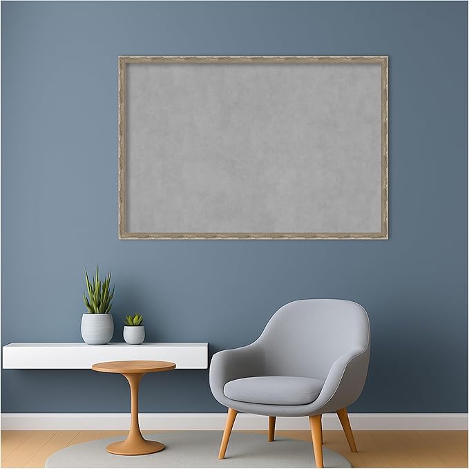 Amanti Art Silver Framed Magnetic Board 26x38 Large Vision Board - Image 5