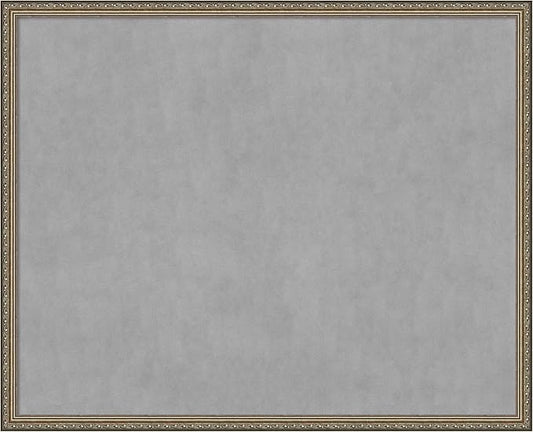 Amanti Art Silver Framed Magnetic Board 34x42 X-Large Vision Board by AmantiArt