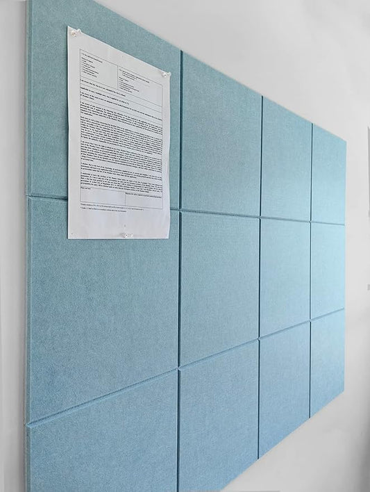 DECORITA Felt Wall Tiles | Large Cork Board Alternative | Aesthetic Felt by DesignerManufacturerofInnovativeBulletinBoardSolutionsforHomeOffice