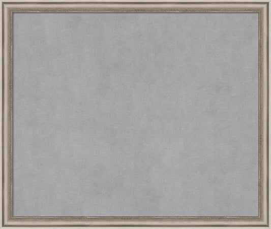 Amanti Art Silver Framed Magnetic Board 22x26 Medium Vision Board by AmantiArt