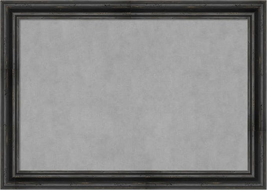 Amanti Art Black Framed Magnetic Board 29x41 Large Vision Board by AmantiArt