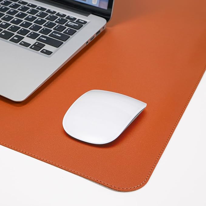 AFIING Leather Desk pad Protector, Large Desk mat - Image 4
