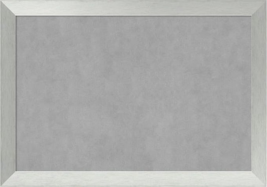Amanti Art Silver Framed Magnetic Board 28x40 Large Vision Board by AmantiArt