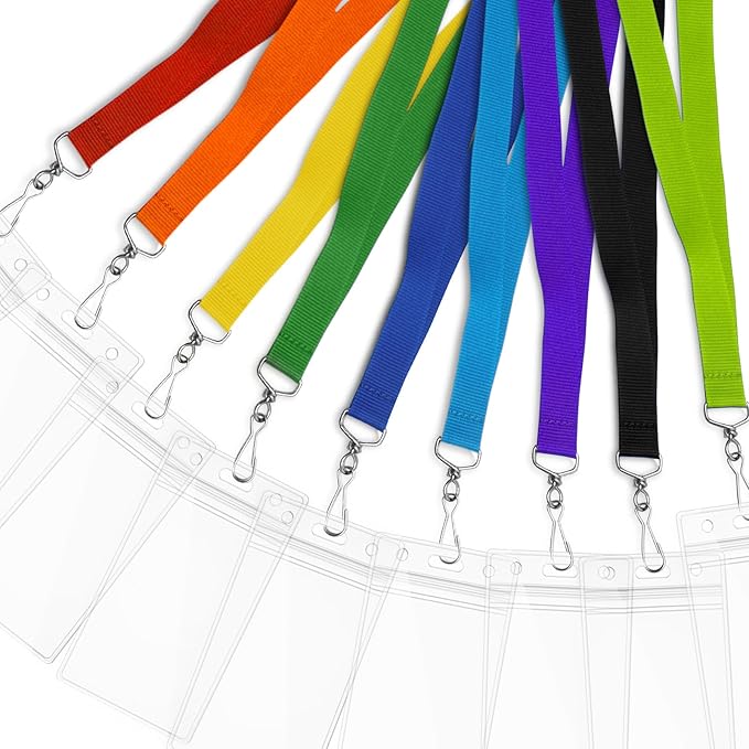 12-Pack Yellow Breakaway Lanyards - Image 6