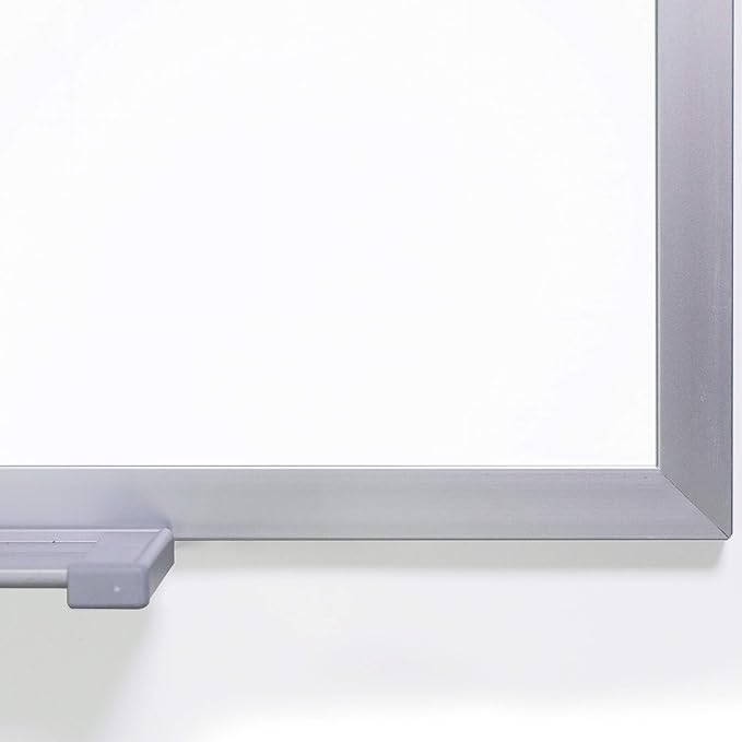 Ghent 4 x 12 Porcelain Magnetic Whiteboard, Aluminum Frame, 1 Marker, 1 Eraser - Image 6
