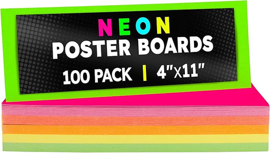 Hygloss Small Poster Board 4x11 by HyglossProductsInc