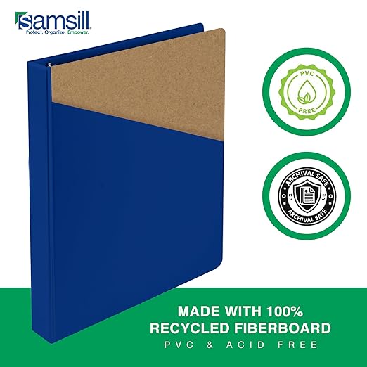 Samsill 3 Inch 3 Ring Binders, Made in USA, Economy Round Ring, 550 Sheet - Image 5