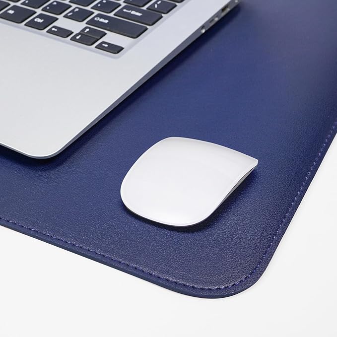 AFIING Dual-Sided Desk Pad, Natural Cork & PU Leather, Desk Mat Protector - Image 5
