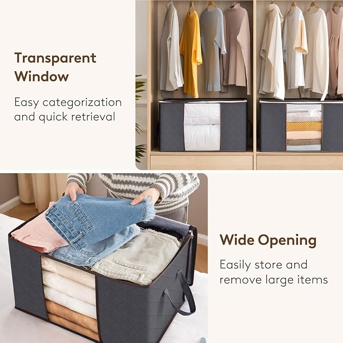 Lifewit 6 Pack Clothes Storage Bins - Image 5
