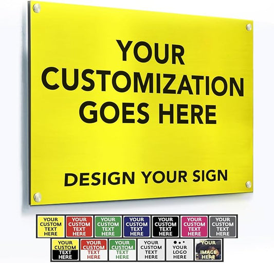 Custom Outdoor Metal Signs by SpeedyOrders