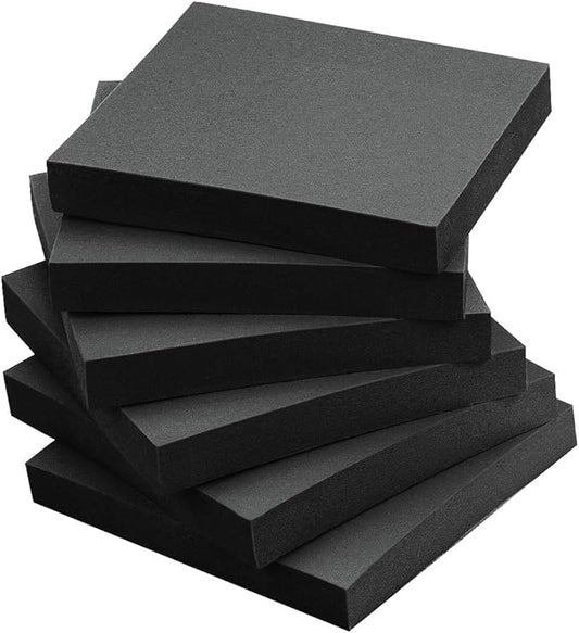 Early Buy Sticky Notes 3x3 Self-Stick Notes Black 6 Pads, 90 Sheets/Pad by EarlyBuy