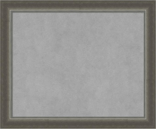Amanti Art Silver Framed Magnetic Board 19x23 Small Vision Board by AmantiArt