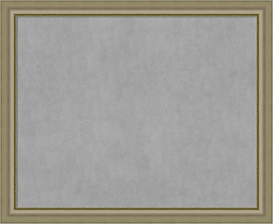 Amanti Art Silver Framed Magnetic Board 37x45 X-Large Vision Board by AmantiArt