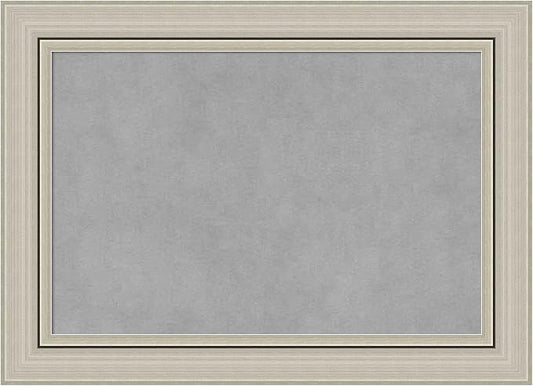 Amanti Art Silver Framed Magnetic Board 16x22 Small Vision Board by AmantiArt