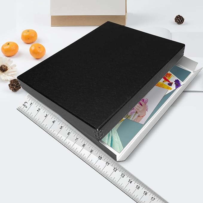 Lineco Museum Archival Storage Box, 11.75x15.25x1.5 in. Drop Front Design. - Image 3