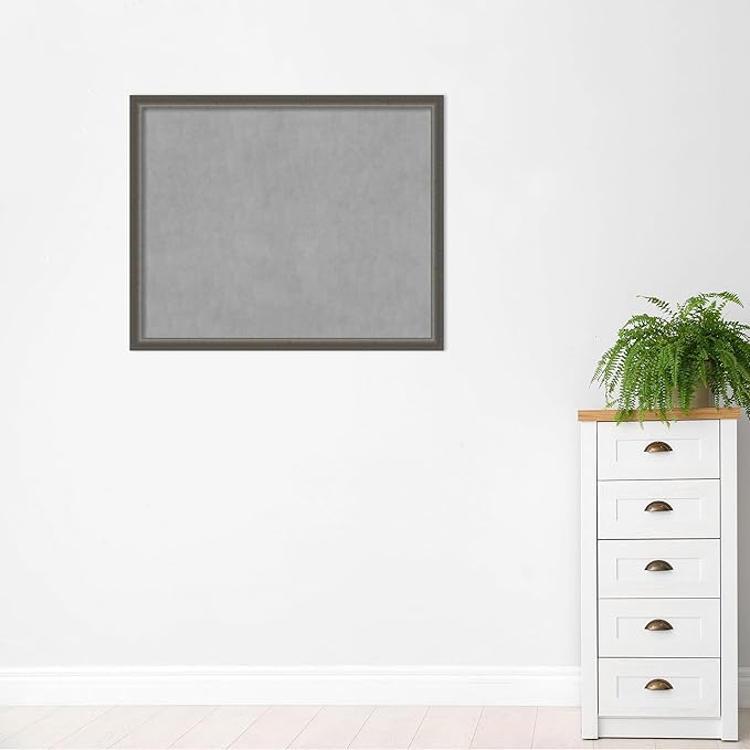 Amanti Art Silver Framed Magnetic Board 35x43 X-Large Vision Board - Image 5