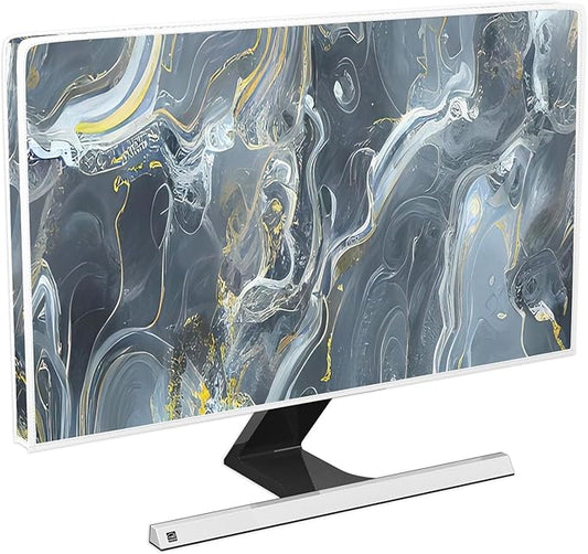 Baocicco Gray Gold Marble Waterproof 26, 28 Inch Anti-Static Dustproof by Baocicco