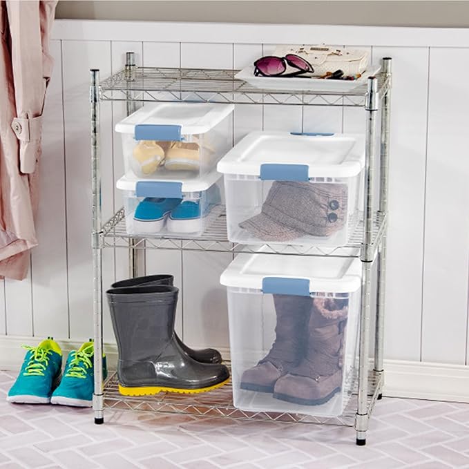 Sterilite 18-Pack Latching Box, Under Bed Storage Bins - Image 4