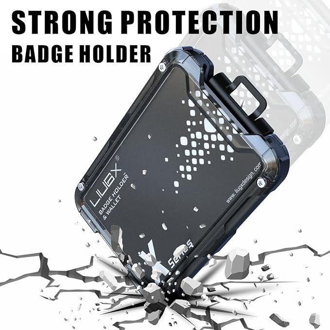 LIUGX Carbon Fiber Badge Holder, ID Card Holder - Image 4