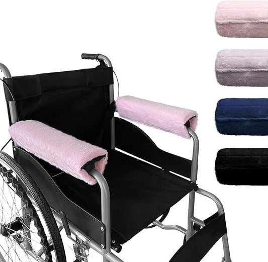SPRING SEAON Wheelchair Armrest Covers 2 Pack Soft Memory Foam Wheelchair by SPRINGSEAON