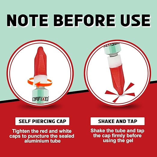 Super Glue Gel Clear for Wood Plastic Metal, Instant Superglue All Purpose - Image 4